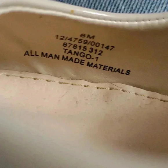 Pierre Dumas "Tango" Nude Patent Platform Pumps - Picture 11 of 11